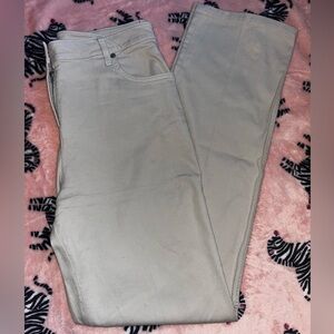 St. John Women's Beige Flare Jeans